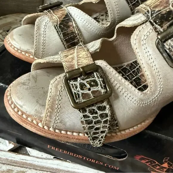 Freebird By Steven Caprice Sandals Heels Shoes Women’s 8 Worn Once - Picture 6 of 10